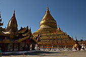 Bagan Myanmar. Shwezigon pagoda.  